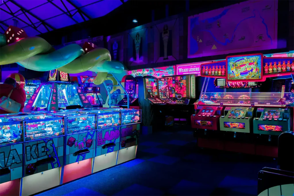 Arcade fun in Stowe Vermont